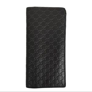 Gucci Monogram Leather Long Wallet